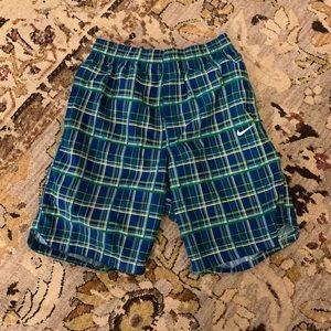 Men’s Plaid Tennis Shorts S